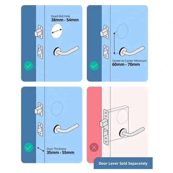 n e w | eufy security E130 smart lock touch | fingerprint keyless door lock - Picture 5 of 7